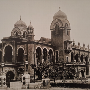 March 1929: First conference in the lecture hall of the Senate House in the University of Madras.